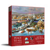 SUNSOUT INC - Peace to All - 500 pc Jigsaw Puzzle by Artist: H. Hargrove - Finished Size 18" x 24" Christmas - MPN# 61310