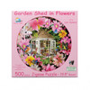 SUNSOUT INC - Garden Shed in Flower - 500 pc Round Jigsaw Puzzle by Artist: Lori Schory - Finished Size 19.5" rd Garden - MPN# 35254