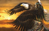SUNSOUT INC - Eagle Daughter - 1000 pc Jigsaw Puzzle by Artist: Monte Moore - Finished Size 19" x 30" Birds - MPN# 21743