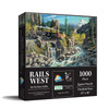 SUNSOUT INC - Rails West - 1000 pc Jigsaw Puzzle by Artist: Ken Zylla - Finished Size 19" x 30" Vehicles - MPN# 37781