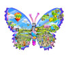SUNSOUT INC - Garden Butterfly - 1000 pc Special Shape Jigsaw Puzzle by Artist: Lori Schory - Finished Size 25" x 35" Animals - MPN# 97062
