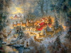 SUNSOUT INC - Merry Christmas to All - 1000 pc Jigsaw Puzzle by Artist: Abraham Hunter - Finished Size 20" x 27" Christmas - MPN# 69855