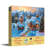 SUNSOUT INC - Sunset Christmas Village - 500 pc Jigsaw Puzzle by Artist: Geno Peoples - Finished Size 18" x 24" - MPN# 51375