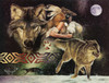 SUNSOUT INC - Arapaho Moon - 500 pc Jigsaw Puzzle by Artist: David Behrens - Finished Size 18" x 24" - MPN# 40088