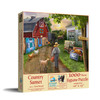 SUNSOUT INC - Country Sunset - 1000 pc Jigsaw Puzzle by Artist: Tom Wood - Finished Size 20" x 27" - MPN# 28943
