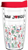 Mah Jongg Direct - Tumbler 16 oz - Mah Jongg Tile Design Tritan USA Drinkware (4 Asst 16oz Tumblers)