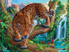 SUNSOUT INC - Prowling Leopard - 1000 pc Jigsaw Puzzle by Artist: Image World - Finished Size 20" x 27" - MPN# 42901
