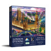 SUNSOUT INC - London Evening - 1000 pc Jigsaw Puzzle by Artist: Image World - Finished Size 20" x 27" - MPN# 42981