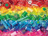 SUNSOUT INC - Sewing Rainbow - 500 pc Jigsaw Puzzle by Artist: Lori Jensen - Finished Size 18" x 24" - MPN# 60523