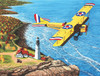 SUNSOUT INC - Bennett's Barnstorming - 500 pc Jigsaw Puzzle by Artist: Mike Bennett - Finished Size 18" x 24" - MPN# 61710