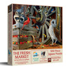 SUNSOUT INC - The Fresh Market - 500 pc Jigsaw Puzzle by Artist: Rebecca Latham - Finished Size 18" x 24" - MPN# 68005