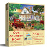 SUNSOUT INC - Our Country Home - 550 pc Jigsaw Puzzle by Artist: Bigelow Illustrations - Finished Size 15" x 24" - MPN# 31963