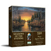SUNSOUT INC - Shadows of the Evening - 550 pc Jigsaw Puzzle by Artist: Derk Hansen - Finished Size 15" x 24" - MPN# 26253
