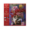 SUNSOUT INC - Cats and Flowers Four Chinoiserie - 500 pc Large Pieces Jigsaw Puzzle by Artist: Nene Thomas - Finished Size 19.25" x 26.625" - MPN# 67655 SUNSOUT INC - Cats and Flowers Four Chinoiserie - 500 pc Large Pieces Jigsaw Puzzle by Artist: Nene Thomas - Finished Size 19.25" x 26.625" - MPN# 67655