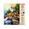 SUNSOUT INC - Bass Harbor Light Station - 500 pc Jigsaw Puzzle by Artist: Tom Wood - Finished Size 18" x 24" - MPN# 28545