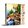 SUNSOUT INC - Bass Harbor Light Station - 500 pc Jigsaw Puzzle by Artist: Tom Wood - Finished Size 18" x 24" - MPN# 28545