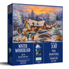 SUNSOUT INC - Winter Wonderland - 550 pc Jigsaw Puzzle by Artist: Rosanne Kaloustian - Finished Size 15" x 24" - MPN# 37932