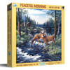 SUNSOUT INC - Peaceful Morning - 500 pc Jigsaw Puzzle by Jeff Tift - Finished Size 19" x 19" - MPN# 36529