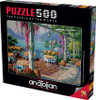 Anatolian Puzzle - Wisteria Terrace - 500 pc Jigsaw Puzzle - # 3578