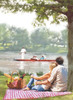 Anatolian Puzzle - Picnic by the River - 1000 pc Jigsaw Puzzle - # 1137