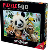 Anatolian Puzzle - Zoo Selfie - 500 pc Jigsaw Puzzle - # 3596