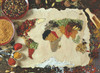 Anatolian Puzzle - Herbal World Map - 1000 pc Jigsaw Puzzle - # 1045