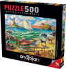 Anatolian Puzzle - The Seashore View - 500 pc Jigsaw Puzzle - # 3628