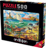 Anatolian Puzzle - The Seashore View - 500 pc Jigsaw Puzzle - # 3628