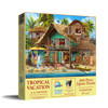 SUNSOUT INC - Tropical Vacation - 500 pc Jigsaw Puzzle by Artist: Tom Wood - MPN# 23053