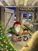 SUNSOUT INC - Christmas in the Barn - 300 pc Jigsaw Puzzle by Artist: Jessica Bolander - MPN# 61530