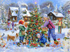 SUNSOUT INC - Dressing the Tree - 1000 pc Jigsaw Puzzle by Oleg Gavrilov - Finished Size 20" x 27" - MPN# 61948 SUNSOUT INC - Dressing the Tree - 1000 pc Jigsaw Puzzle by Oleg Gavrilov - Finished Size 20" x 27" - MPN# 61948