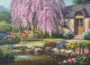 Anatolian Puzzle - Cherry Blossom Cottage - 1000 pc Jigsaw Puzzle - # 1089