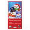 SUNSOUT INC - Three Snowmen - 300 pc Christmas Jigsaw Puzzle by Artist: Makiko - Finished Size 18" x 24" - MPN# 35316