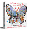 SUNSOUT INC - Winter Butterfly - 1000 pc Shaped Jigsaw Puzzle by Artist: Lori Schory - MPN# 97005