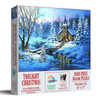 SUNSOUT INC - Twilight Christmas - 1000 pc Jigsaw Puzzle by Artist: Corbert Gauthier - Finished Size 20" x 27" - MPN# 55935
