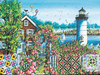 SUNSOUT INC - Summer Rose Harbor - 1000 pc Jigsaw Puzzle by Artist: Diane Phalen - MPN # 14641