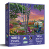 SUNSOUT INC - Parked in Paradise - 500 pc Jigsaw Puzzle by Artist: Bigelow Illustrations - MPN # 31416