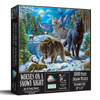 SUNSOUT INC - Wolves on a Snowy Night - 1000 pc Jigsaw Puzzle by Artist: Image World - MPN # 42943 SUNSOUT INC - Wolves on a Snowy Night - 1000 pc Jigsaw Puzzle by Artist: Image World - MPN # 42943