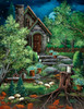 SUNSOUT INC - Fairyland and Fireflies - 1000 pc Large Piece Jigsaw Puzzle by Artist: Debbi Wetzel - MPN # 51161