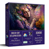 SUNSOUT INC - Bed of Flowers - 1000 pc Jigsaw Puzzle by Artist: Mikey Bergman - MPN # 51032