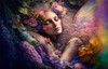 SUNSOUT INC - Bed of Flowers - 1000 pc Jigsaw Puzzle by Artist: Mikey Bergman - MPN # 51032