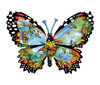 SUNSOUT INC - Ode to the Monarch - 1000 pc Special Shape Jigsaw Puzzle by Artist: Lori Schory - Finished Size 25" x 35" Animals - MPN# 97065
