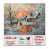 SUNSOUT INC - Frosty Glow - 500 pc Jigsaw Puzzle by Artist: Abraham Hunter - Finished Size 18" x 24" - MPN# 69481 SUNSOUT INC - Frosty Glow - 500 pc Jigsaw Puzzle by Artist: Abraham Hunter - Finished Size 18" x 24" - MPN# 69481