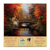 SUNSOUT INC - Bridge of Serenity - 500 pc Jigsaw Puzzle by Artist: John Stewart - Finished Size 18" x 24" - MPN# 77048