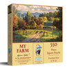 SUNSOUT INC - My Farm - 550 pc Jigsaw Puzzle by Artist: Abraham Hunter - Finished Size 15" x 24" - MPN# 69411