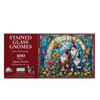 SUNSOUT INC - Stained Glass Gnomes - 300 pc Jigsaw Puzzle by Artist: JQ Licensing - Finished Size 18" x 24" - MPN# 71864