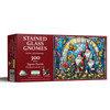 SUNSOUT INC - Stained Glass Gnomes - 300 pc Jigsaw Puzzle by Artist: JQ Licensing - Finished Size 18" x 24" - MPN# 71864
