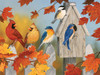 SUNSOUT INC - Fall Gathering - 300 pc Jigsaw Puzzle by Artist: William Vanderdasson - Finished Size 18" x 24" - MPN# 30406 - Birds
