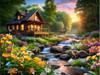 SUNSOUT INC - Mountain Otter Stream - 1000 pc Jigsaw Puzzle by Artist: JQ Licensing - Finished Size 20" x 27" - MPN# 71810