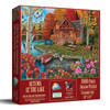 SUNSOUT INC - Autumn at the Lake - 1000 pc Jigsaw Puzzle by Artist: William Vanderdasson - Finished Size 20" x 27" - MPN# 30484 SUNSOUT INC - Autumn at the Lake - 1000 pc Jigsaw Puzzle by Artist: William Vanderdasson - Finished Size 20" x 27" - MPN# 30484